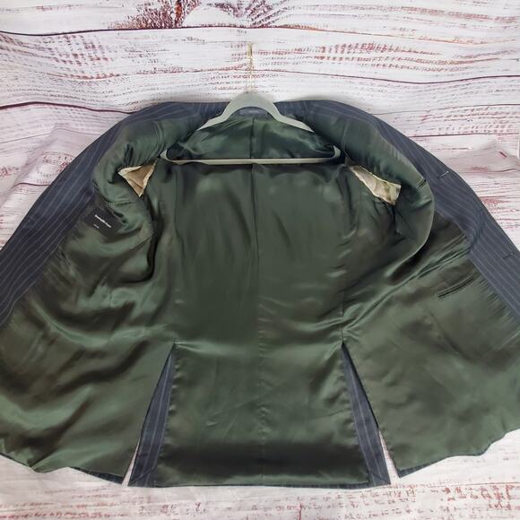 Ermenegildo Zegna Trofeo Gray Suit Jacket 54R EU 44 US XL Wool Sport Coat Italy - Picture 8 of 15